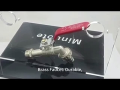 3 / 4 hoặc 1/2 Inch Brass van bóng vườn vòi nước ngoài Bibcock van