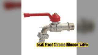 Van Bibcock Chrome hạng nặng để kiểm soát nước nhà bếp